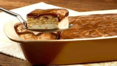 Pavê de Biscoito Maisena
