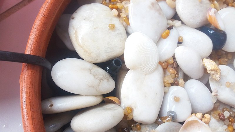como fazer fonte de água decorativa detalhe da bomba