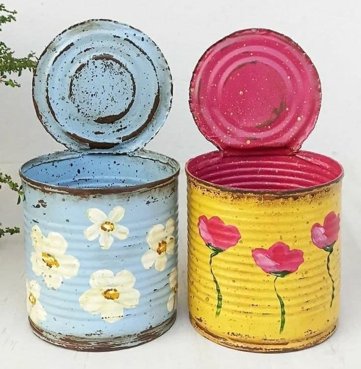 Transforme suas latas em lindos potes