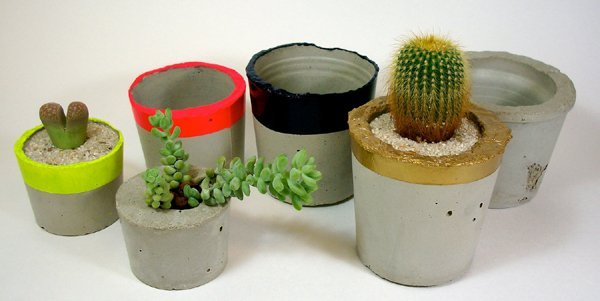 vaso de concreto rustico vaso de concreto rustico