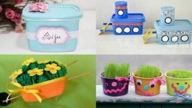 Como fazer artesanato com pote de margarina