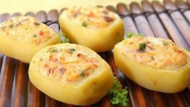 Receita da deliciosa batata recheada com camarão 1q