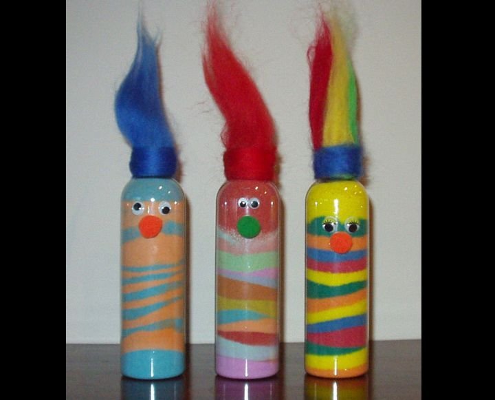 Garrafa Decorada com Areia Garrafa Decorada com Areia