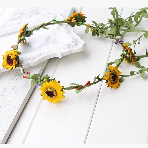 coroa com flores girassol coroa com flores girassol