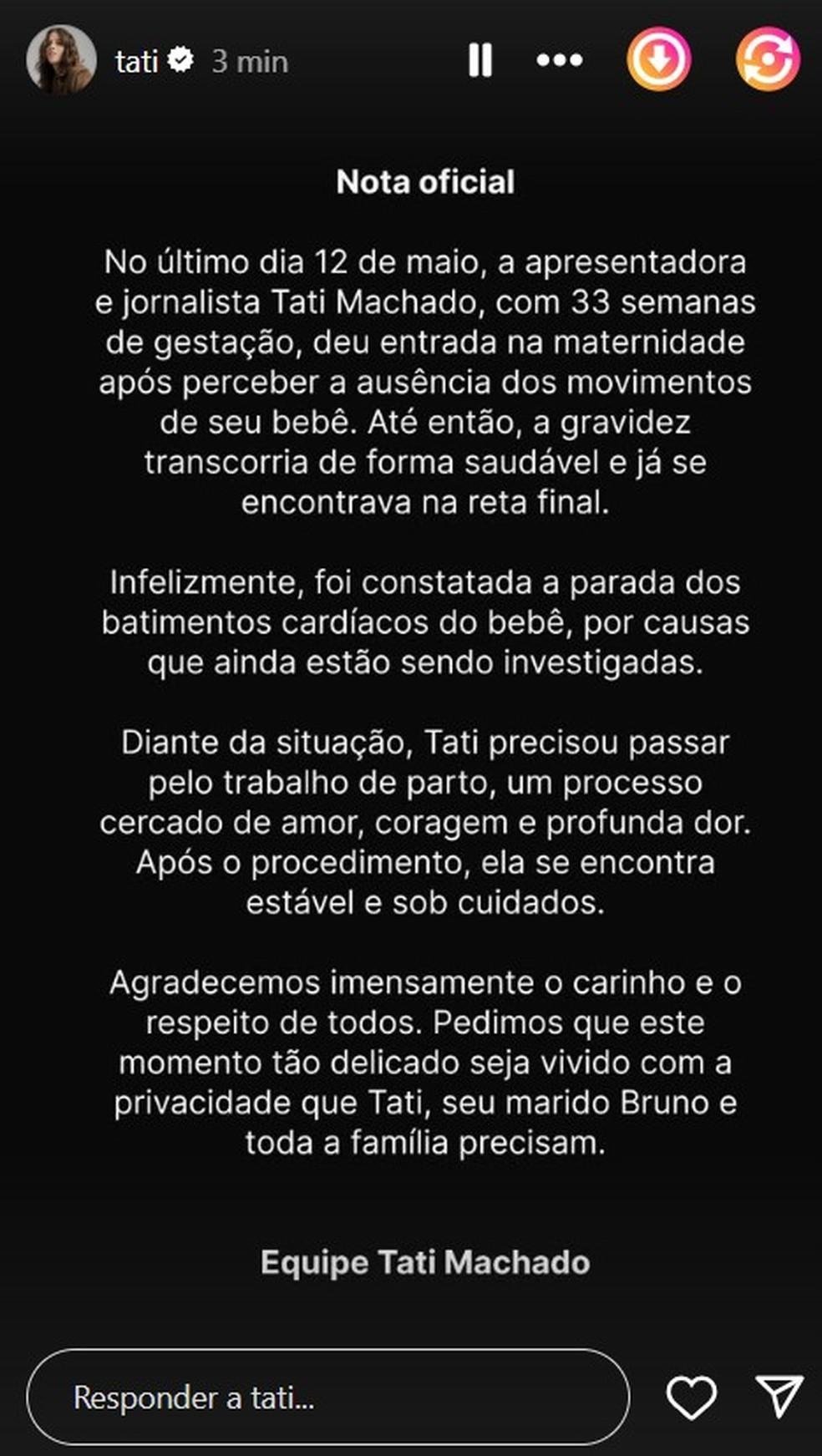 Image: https://baudasdicas.com.br/wp-content/uploads/2025/06/1749723667_66_Conheca-as-possiveis-causas-da-morte-de-bebe-no-fim.jpg Tati Machado relata perda do beb Foto Instagram