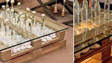 Como decorar a sala de estar com material reciclável