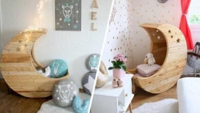 17 Ideias de berço meia lua para se inspirar