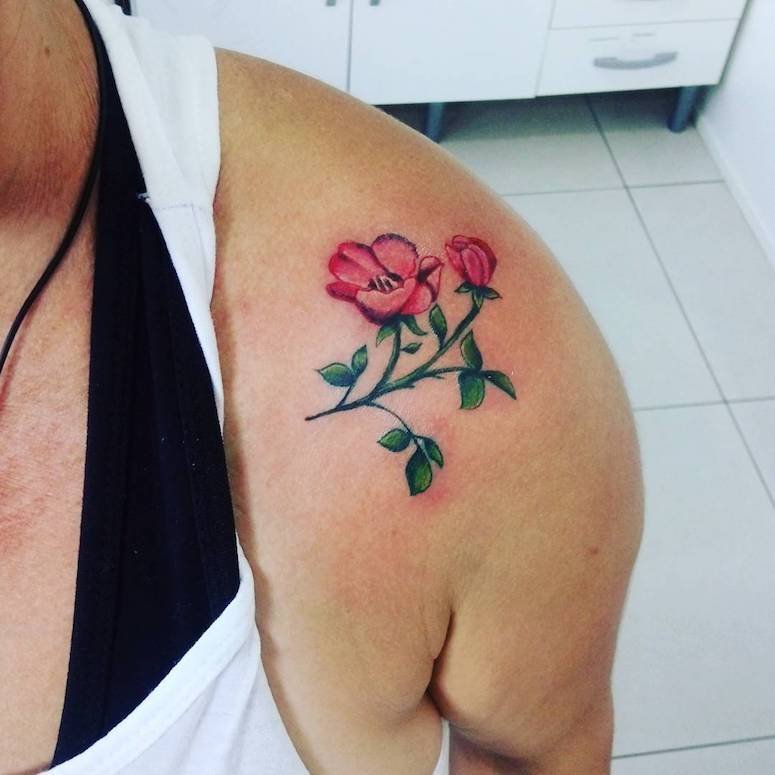100 imagens de tatuagens femininas no ombro para te inspirar
