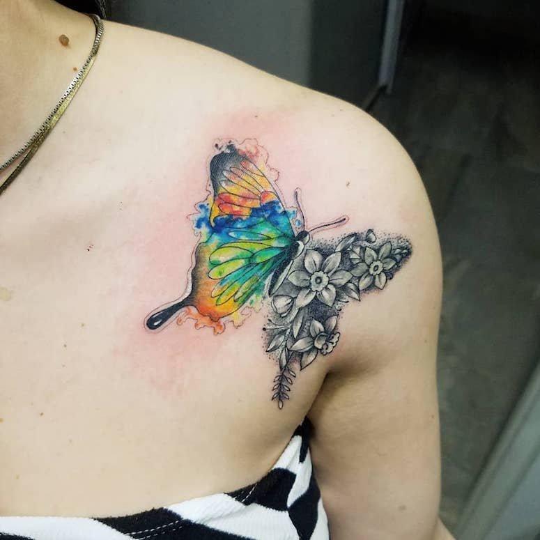 100 imagens de tatuagens femininas no ombro para te inspirar