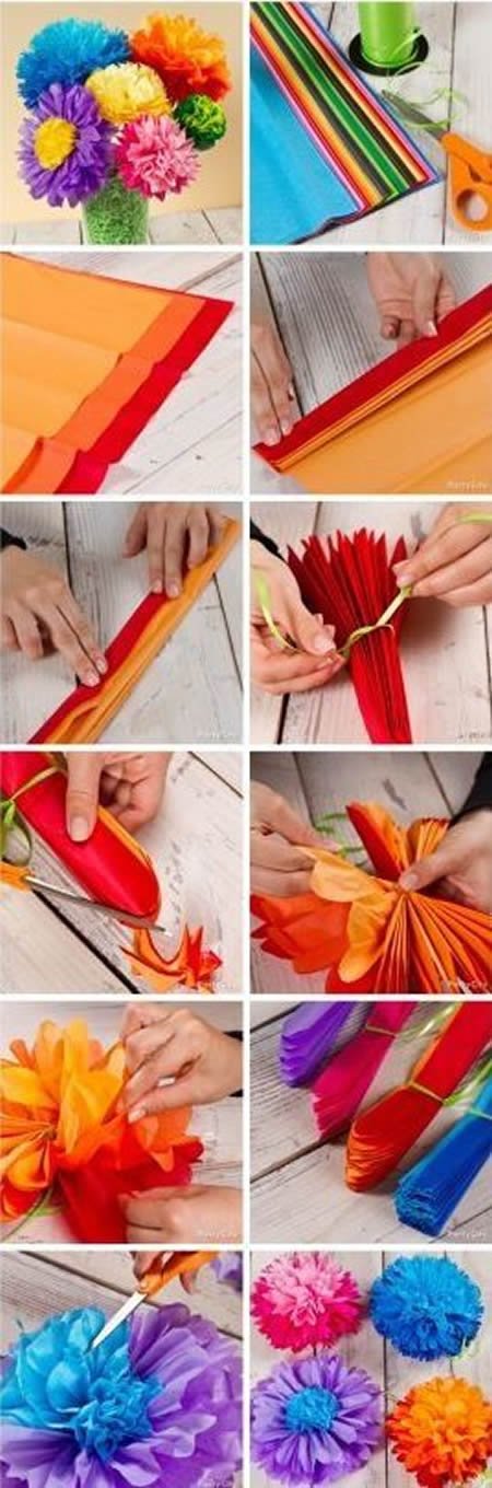 1749885547 840 Como Fazer Flores de Papel Seda para Decoracao de Festa