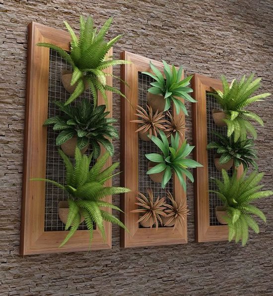 Jardins verticais lindos para inspiração