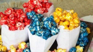 Pipoca doce colorida deliciosa | Bau das DICAS