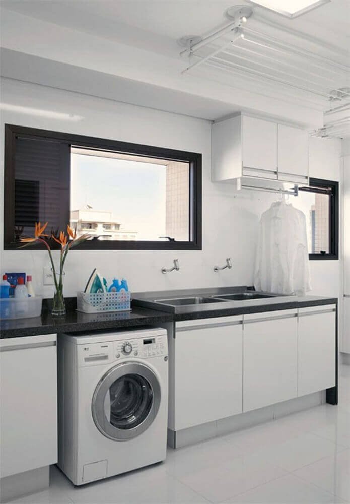 30 imagens para te inspirar a decorar a lavanderia!