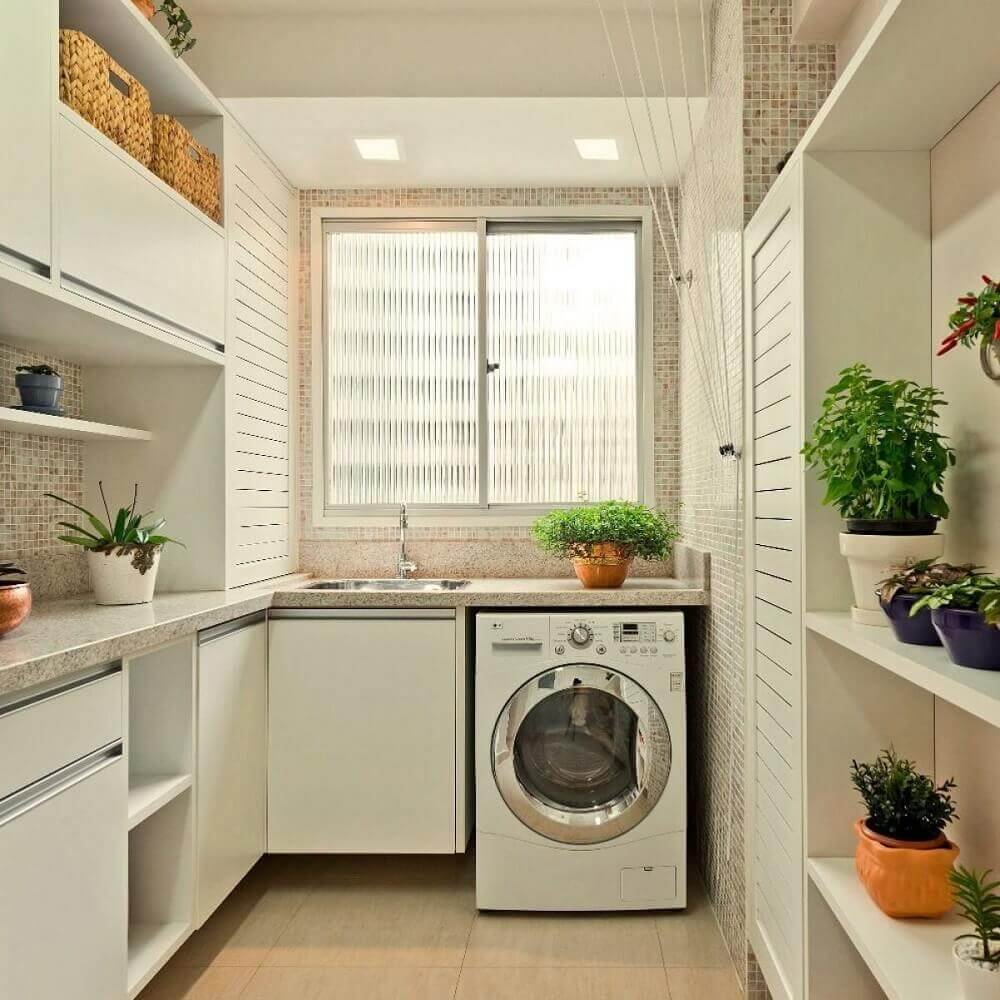 30 imagens para te inspirar a decorar a lavanderia!