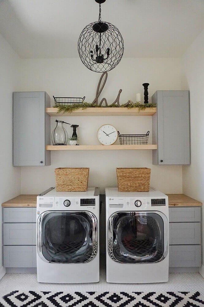 30 imagens para te inspirar a decorar a lavanderia!