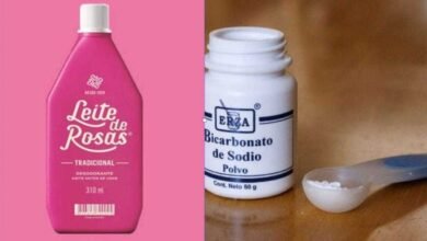 Clareamento com leite de rosas e bicarbonato
