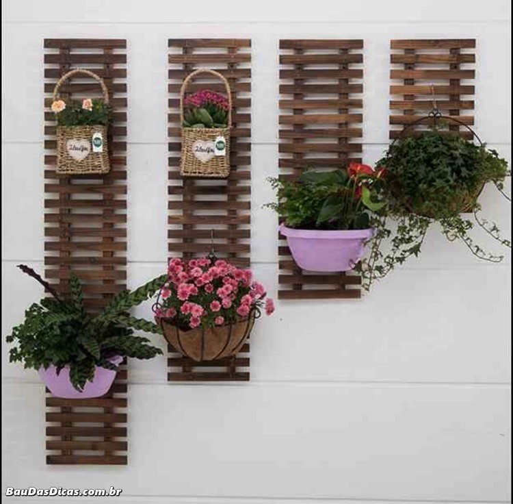 24 Ideias de jardins de parede criativas