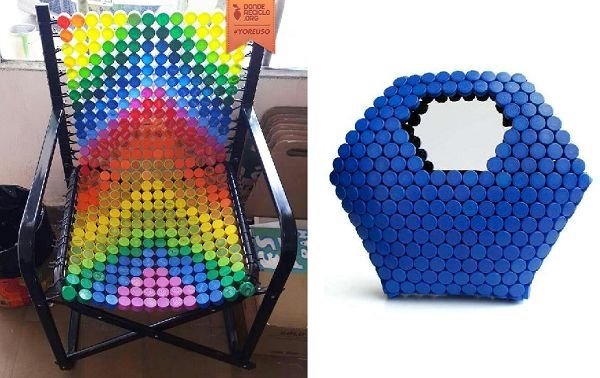 18 Ideias de Artesanato com Tampinhas de Garrafa Pet