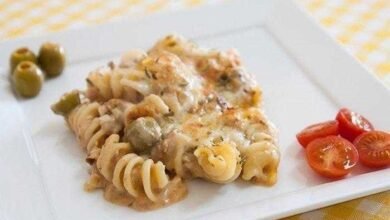 Receita de macarrão com atum gratinado