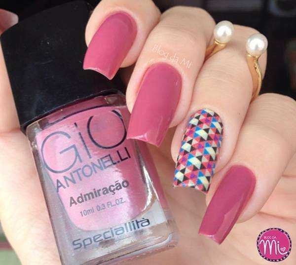 80 fotos de Unhas Bonitas decoradas em cor de rosa