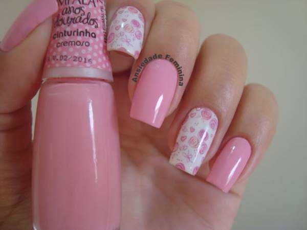 80 fotos de Unhas Bonitas decoradas em cor de rosa
