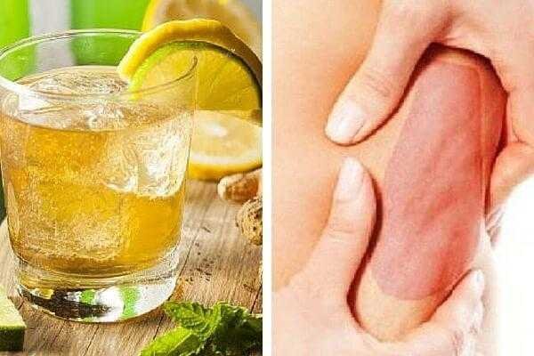 Bebida para combater a celulite do corpo