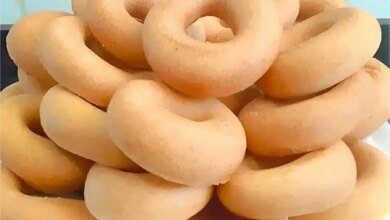 Rosquinha de polvilho frita muito fofinha e sequinha para acompanhar seu café ou chá