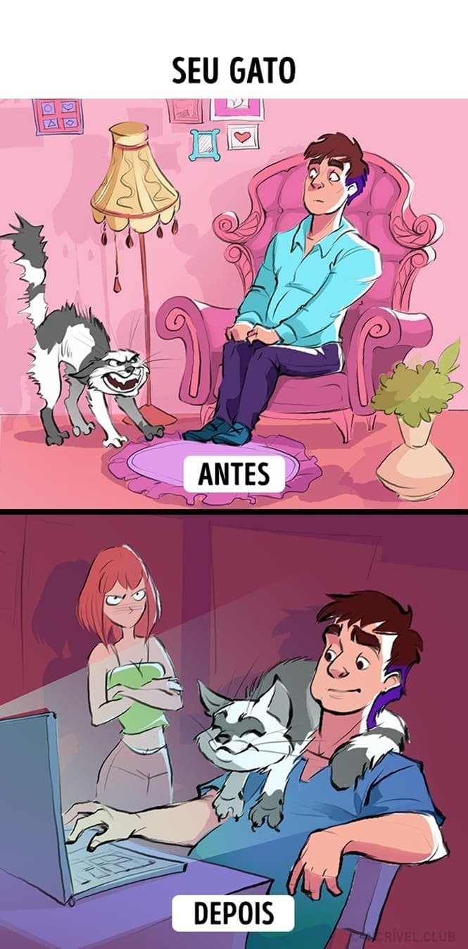 9 Mudanças que acontecem na vida de duas pessoas que resolvem morar juntas