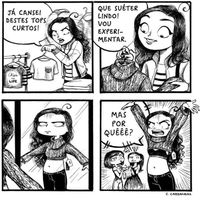 10 ilustrações hilárias sobre o universo feminino