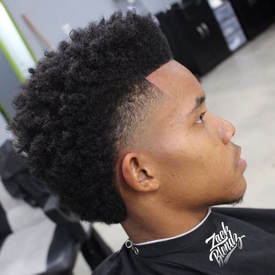 Sponge Twists com Temple Fade