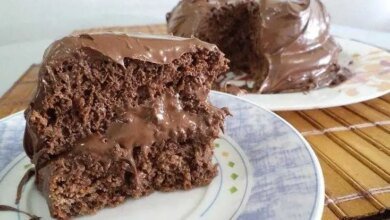 Receita de Bolo de iogurte e creme de avelã