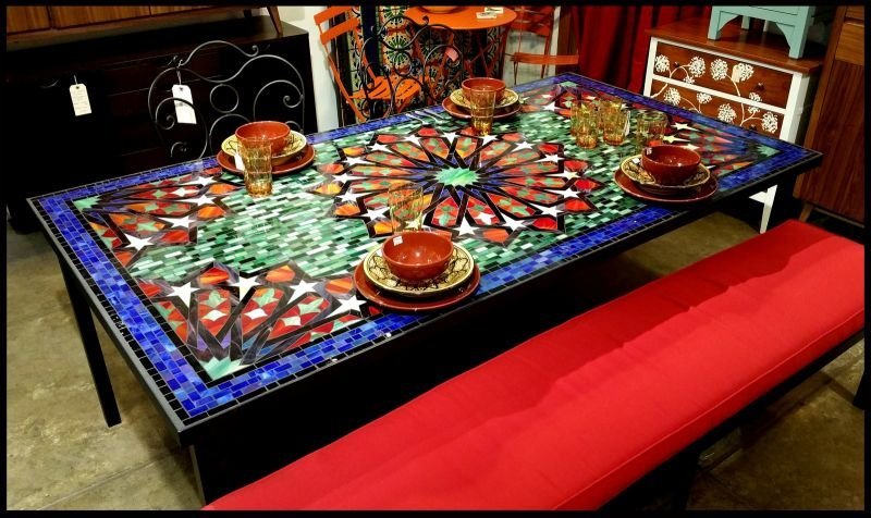 Dicas de Artesanato para Mesa de Mosaico Dicas de Artesanato para Mesa de Mosaico