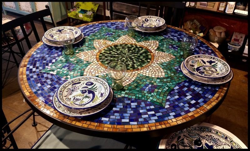 Mesa de Mosaico Mesa de Mosaico