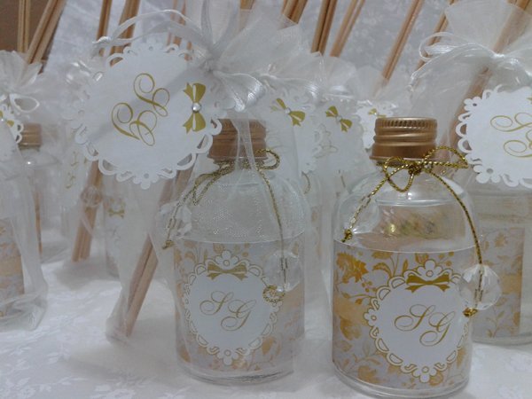 lembrança bodas de ouro aromatizador lembrança bodas de ouro aromatizador