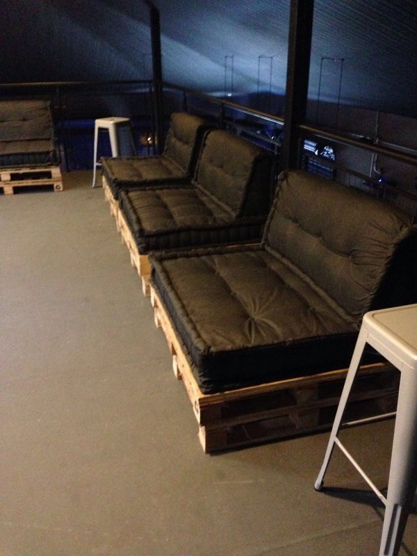 sofa de pallet preto sofa de pallet preto