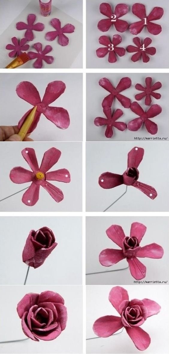 flor reciclada com garrafa pet flor feito de pet