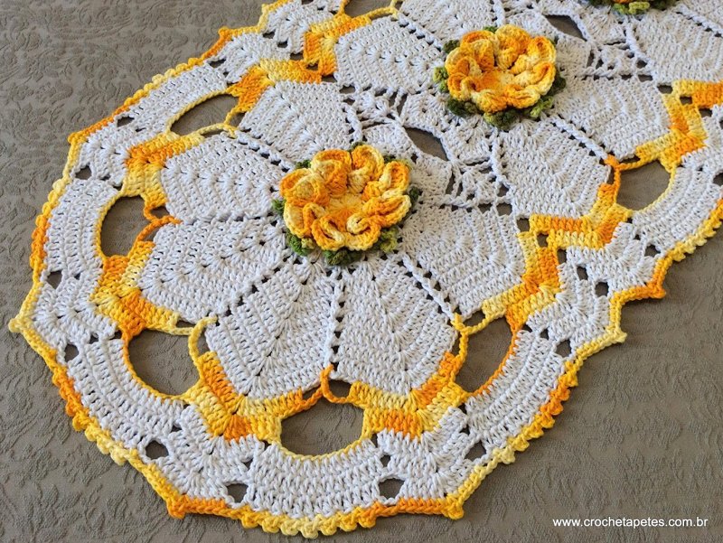flor de croche laranja flor de croche laranja