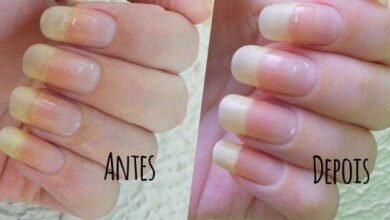 Clareie suas unhas amareladas em casa