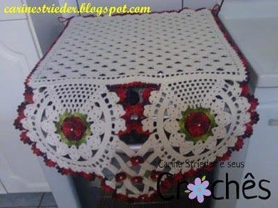 Capa de Fogão de Crochê