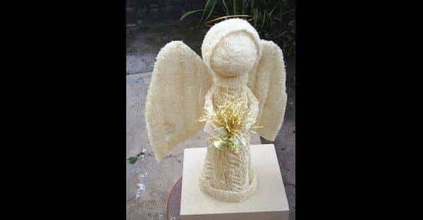20 Artesanatos feitos com bucha vegetal