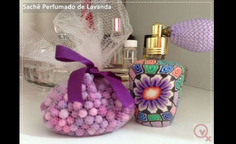 sache perfumado de sagu colorido