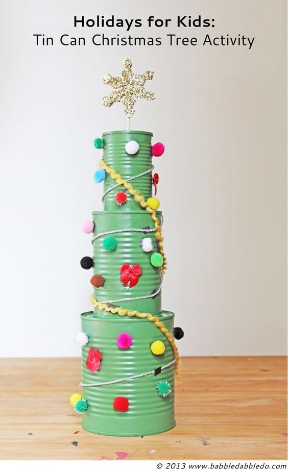 Enfeites de Natal com reciclagem