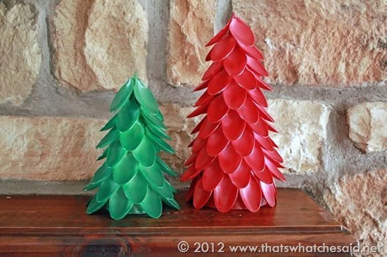 Enfeites de Natal com reciclagem