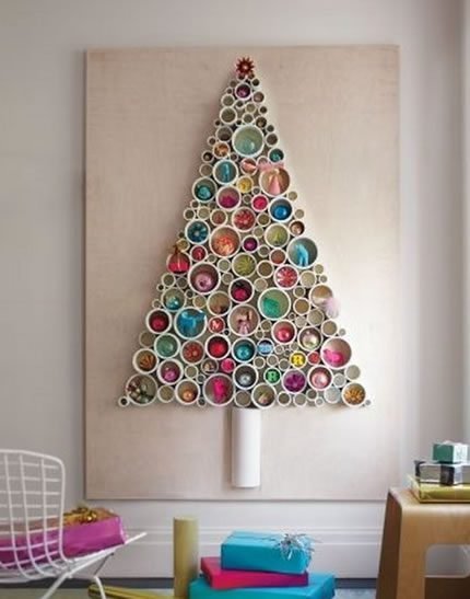 Enfeites de Natal com reciclagem