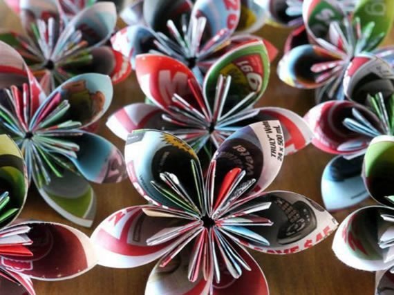 Enfeites de Natal com reciclagem