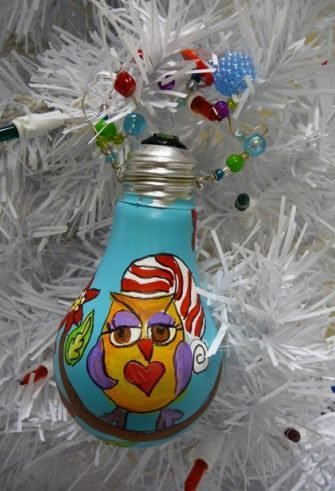 Enfeites de Natal com reciclagem
