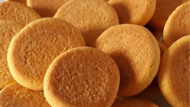 Bolachinha de fubá que derrete na boca