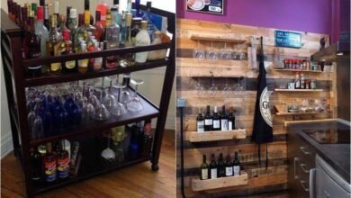 16 ideias impressionantes de minibares improvisados ​​para todos os tipos de casas