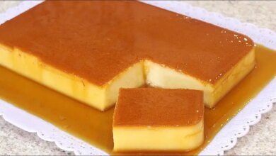 Pudim de padaria fácil e prático
