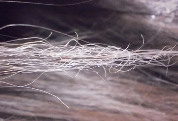 Porque o cabelo fica emborrachado?